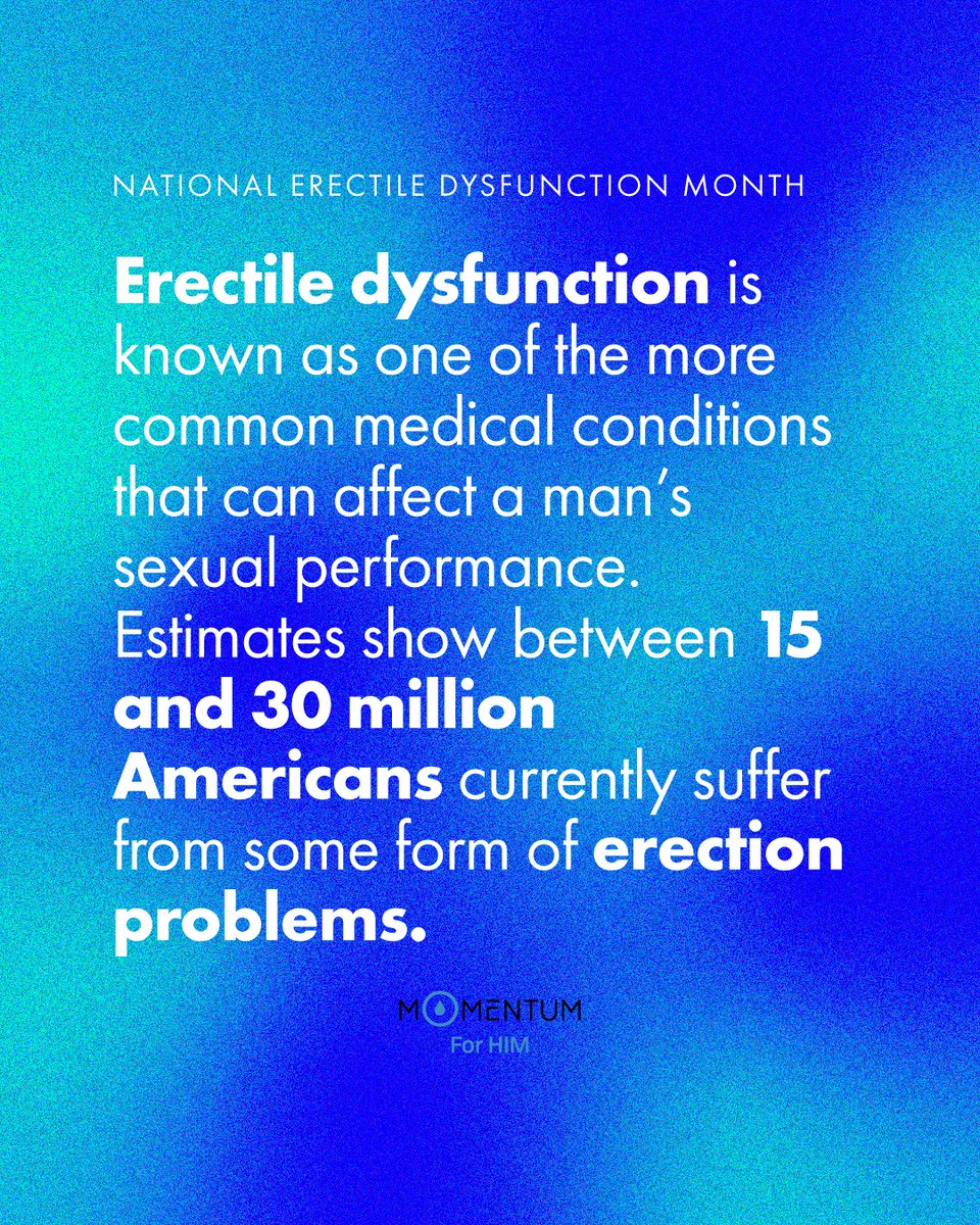 MomentumHim's tweet photo. Did you know?

It is an ok thing to accept, and yes there are fixes. Don't let your pleasure suffer, you deserve every moment of it. #EDMonth

#momentumforhim #feelthemoment #pleasureforall https://t.co/P5Kb3V1W2e