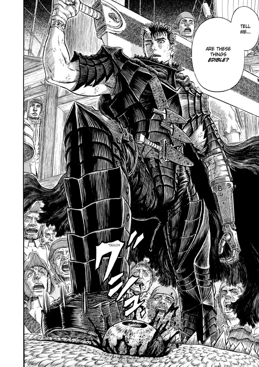 DarkHorseComics's tweet photo. Are you ready for Berserk Deluxe Volume 12? This hardcover edition collects Berserk volumes 34-36 and includes three fold-out color posters: https://t.co/IgzMATPAk3

By Kentaro Miura, translated by Duane Johnson. https://t.co/41MezLtZGs