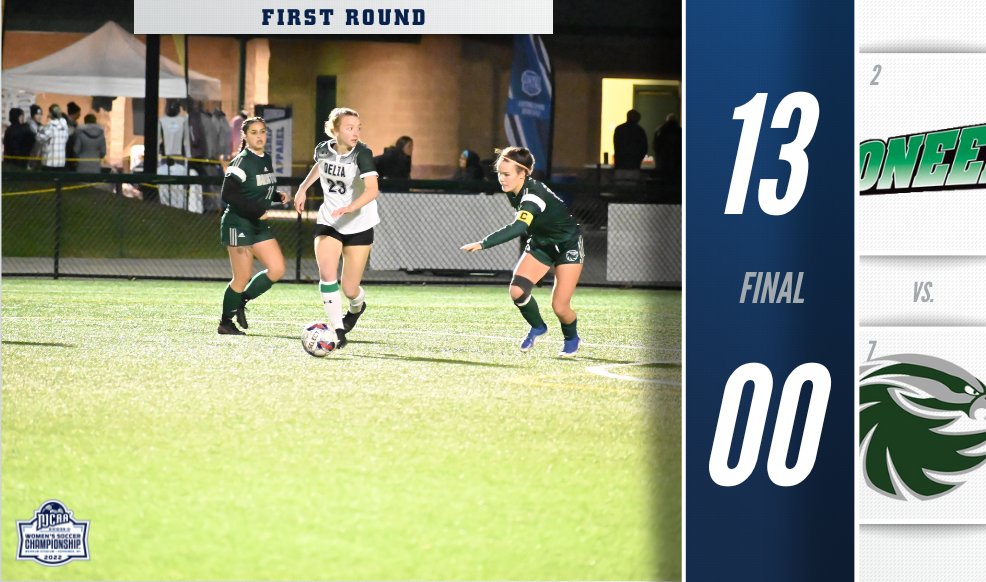 NJCAA_Soccer's tweet photo. The Pioneers are heading to the semifinals!
Macy Kammer was the key player for Delta with 4 goals and 1 assist to move onto the next round in the #NJCAASoccer DIII Women's Championship.
https://t.co/EDrGih0MVM https://t.co/L2dob4Br8d