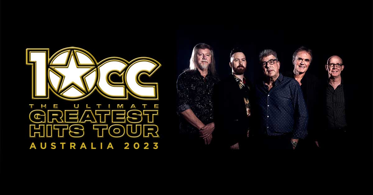 On sale now! @10ccWorld is reuniting for The Ultimate Greatest Hits Tour 2023 on Saturday 17 June at ICC Sydney's Darling Harbour Theatre. Book now 👉bit.ly/3EeogJg #music #livemusic #Whatsonsydney #10cc