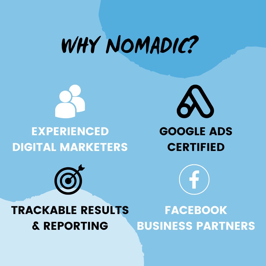 NomadicAd's tweet photo. Just a few reasons for you to choose Nomadic Advertising to take care of your digital marketing!
#socialmediaoptimization #socialmediaoptimizationservices #marketingagencytoronto #marketingagencylife #seocompany #searchengine #seoservices #seoagency #localseo https://t.co/mHZ687PuSf
