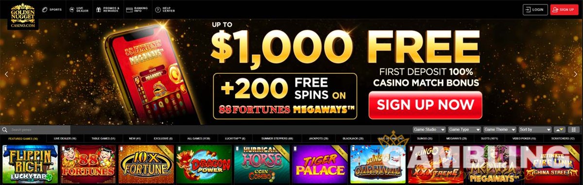You dont have to go all the way to #Vegas to play Golden Nugget Slots. Try the casino today with 200 free spins and a $1,000 bonus     ...