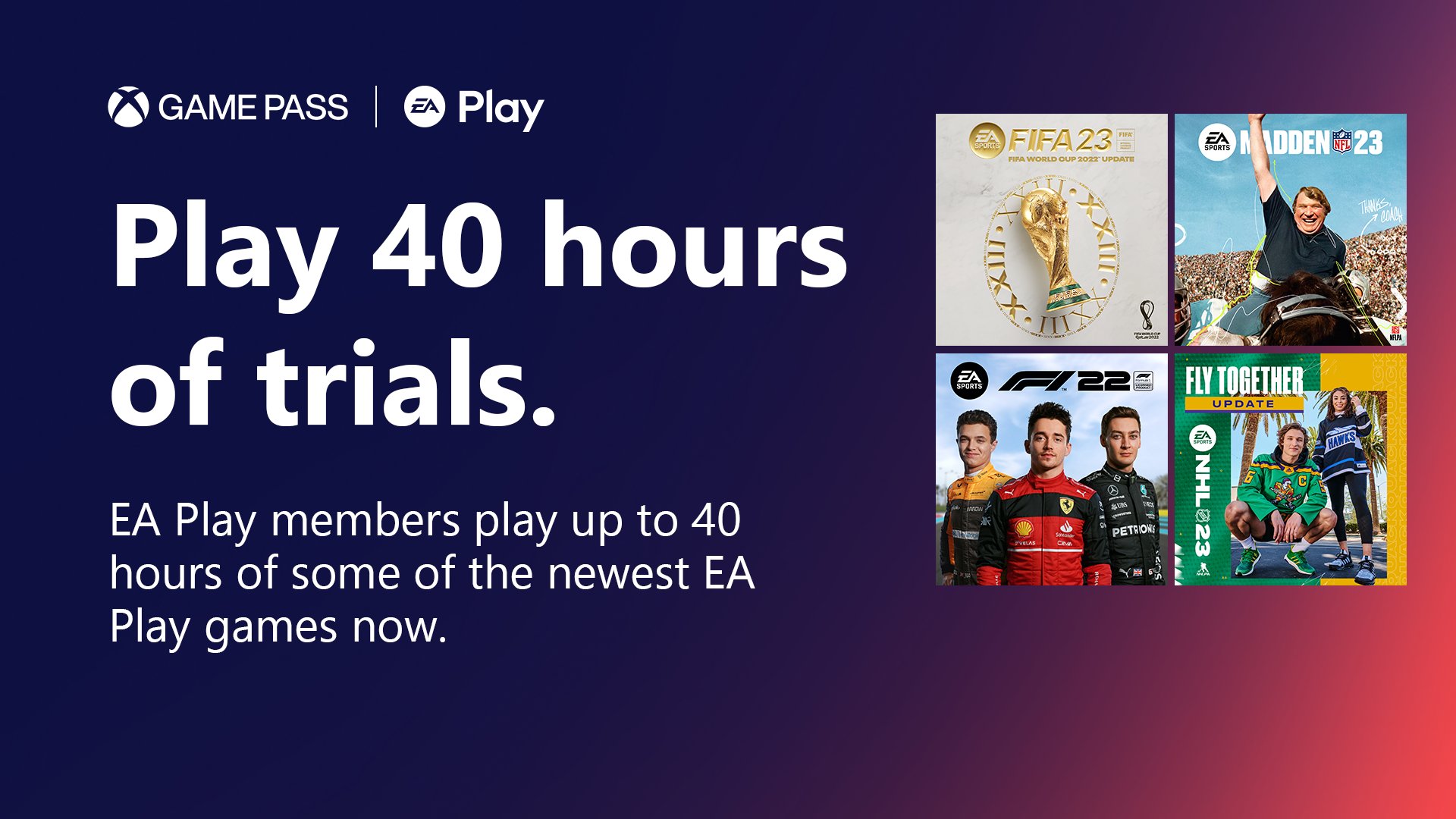 Xbox Game Pass on X: TRYOUTS START NOW. and by tryouts we mean @eaplay members trying out these games get all the deets here: / X