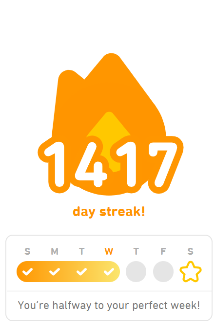 In today's #DuolingoStreakYear, 1417, the Italian scholar Poggio Bracciolini rediscovered, in a German monastery, a copy of Lucretius's "On the Nature of Things," a Roman text that played a big part in igniting the humanism movement and the Renaissance in Europe.