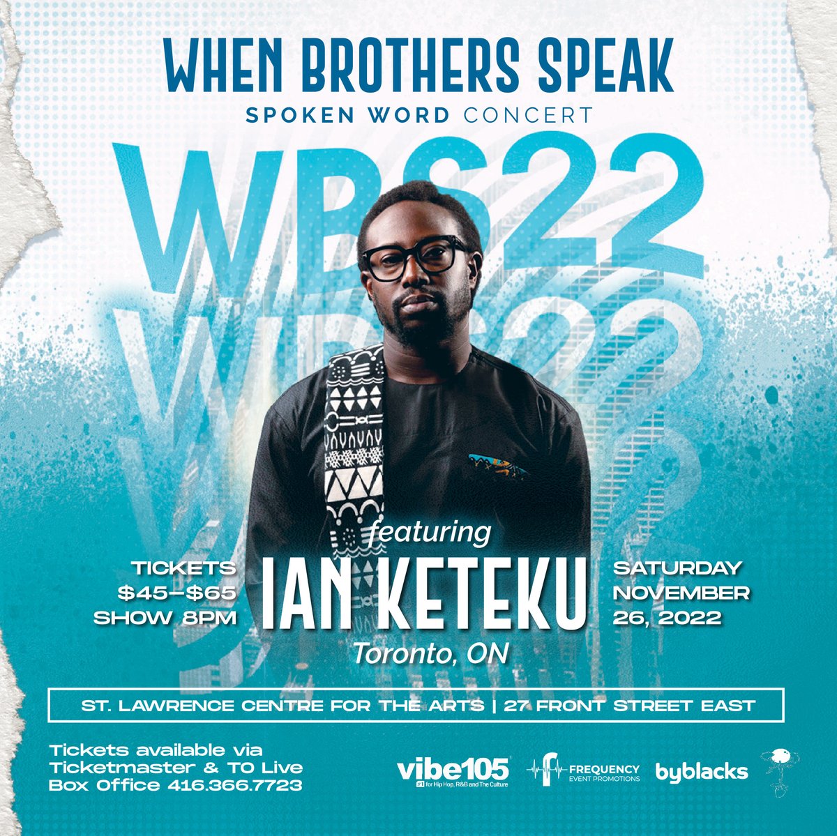 Former World Poetry Slam Champion, <a href="/ianketeku/">Ian Keteku *3.3</a> makes his return to the When Brothers Speak stage!

Tickets are on sale now via Ticketmaster