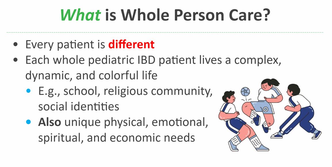 ImproveCareNow's tweet photo. @ICNPatients & the ICN Social Workers/Psychology Members co-produced this session on Supporting patients as whole people. Patients have full lives that should be taken into consideration during treatment.
#ICNVCC #IBD #crohnsdisease
#ulcerativecolitis #patients https://t.co/IJaBcHeLP3