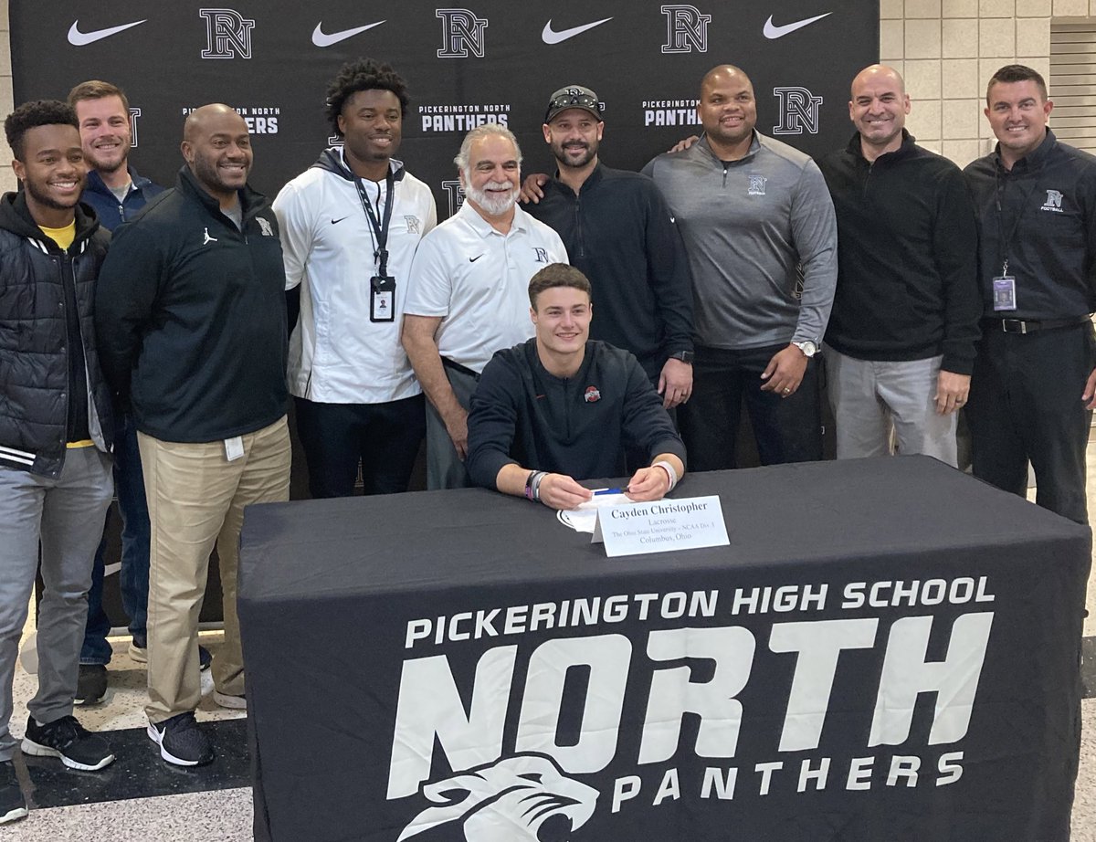 Pick North Football (@pnfootball) on Twitter photo Congratulations to our 2 time football captain & 4 yr letter winner <a href="/CaydenChristop2/">Cayden Christopher</a> on signing with
<a href="/OhioStateMLAX/">Ohio State Men's Lacrosse</a> !!
Elite Competitor and Leader!! #WeArePN Congratulations to our 2 time football captain & 4 yr letter winner <a href="/CaydenChristop2/">Cayden Christopher</a> on signing with
<a href="/OhioStateMLAX/">Ohio State Men's Lacrosse</a> !!
Elite Competitor and Leader!! #WeArePN