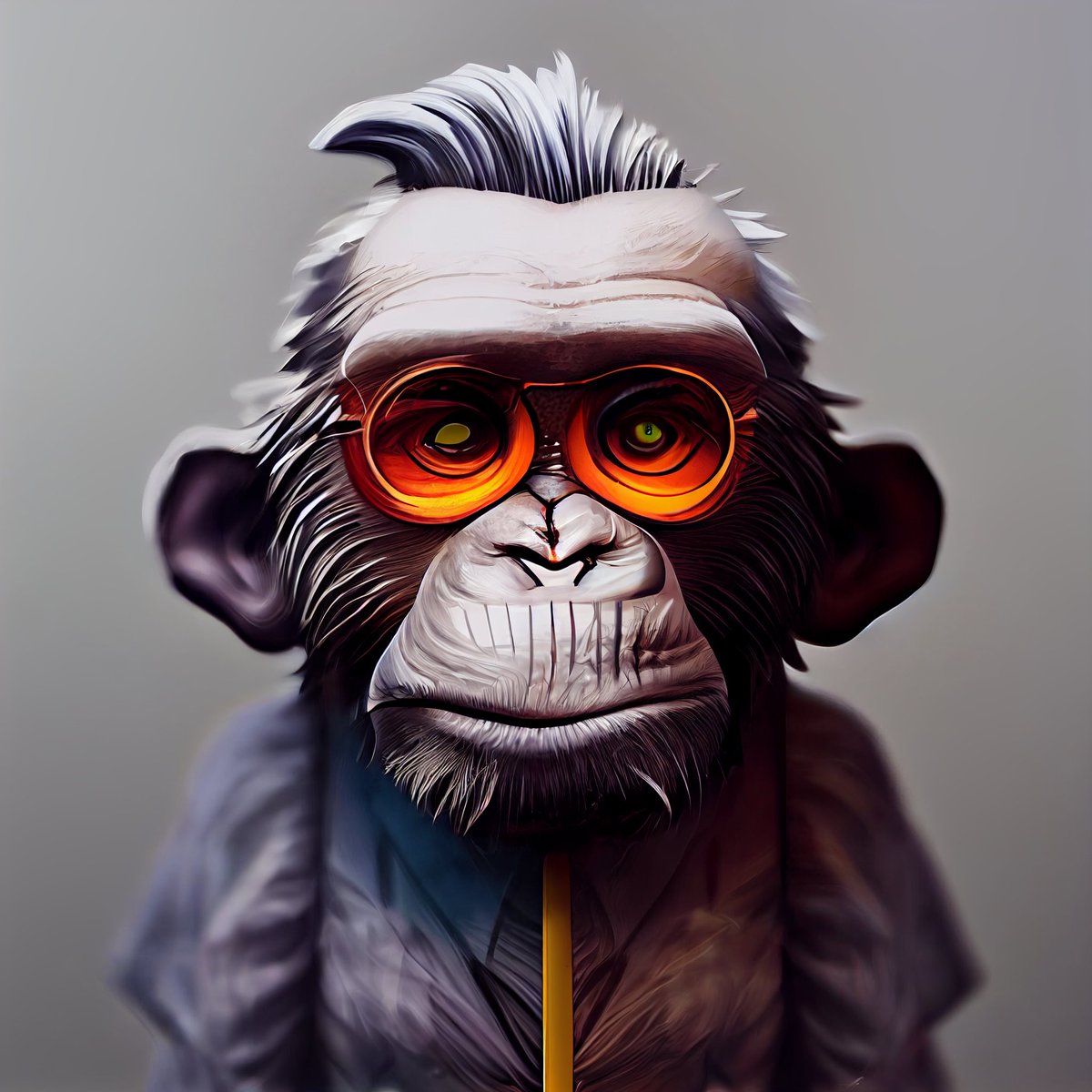 teg_milesh's tweet photo. "midApes"
New series started; my answer to Bored Apes.
First 5 items on sale @opensea #Polygon 

https://t.co/zCO5Vf8Q3h

#nft #ape #bored #wannabeartist #unique #thinkdifferent #eth #freshartist #aiart #collectible #homage #3d #buyit #more #midjourney https://t.co/HDqxuXozJq