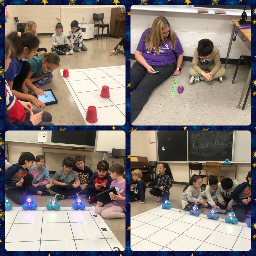 Grade 3/4 coding with dash robots. #stemeducation instagr.am/p/Ckwjv0Ask86/