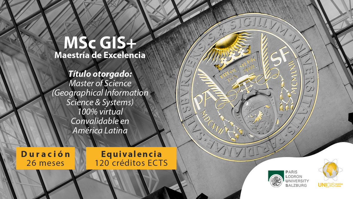 Webinar UNIGIS: Lo que siempre quizo saber sobre el postgrado europeo en GIS  y su entorno virtual - mailchi.mp/4968176d80d3/w…