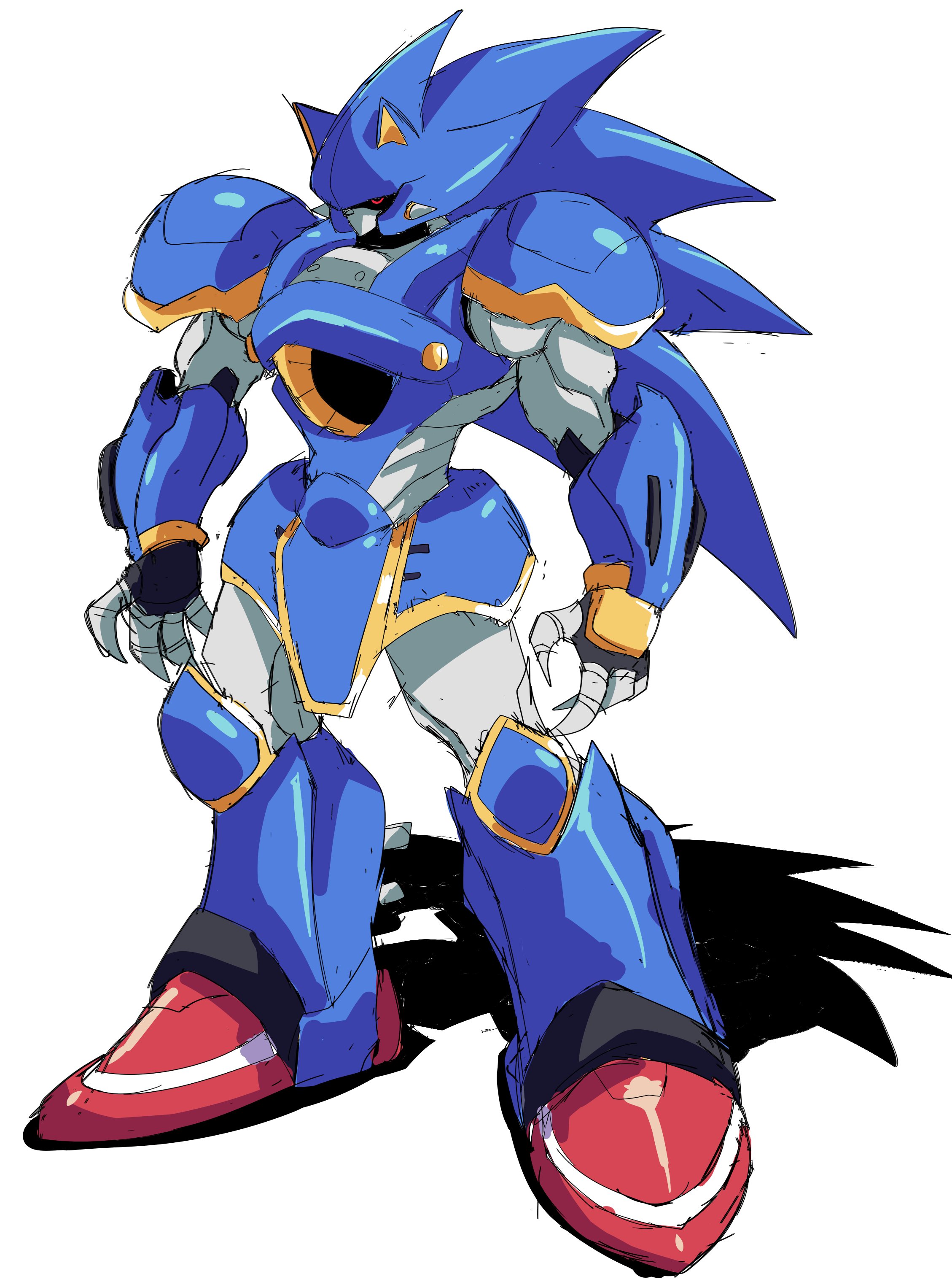 Cyber👀 on X: Mecha Metal Sonic ,no its not mecha sonic #SonicTheHedgehog   / X