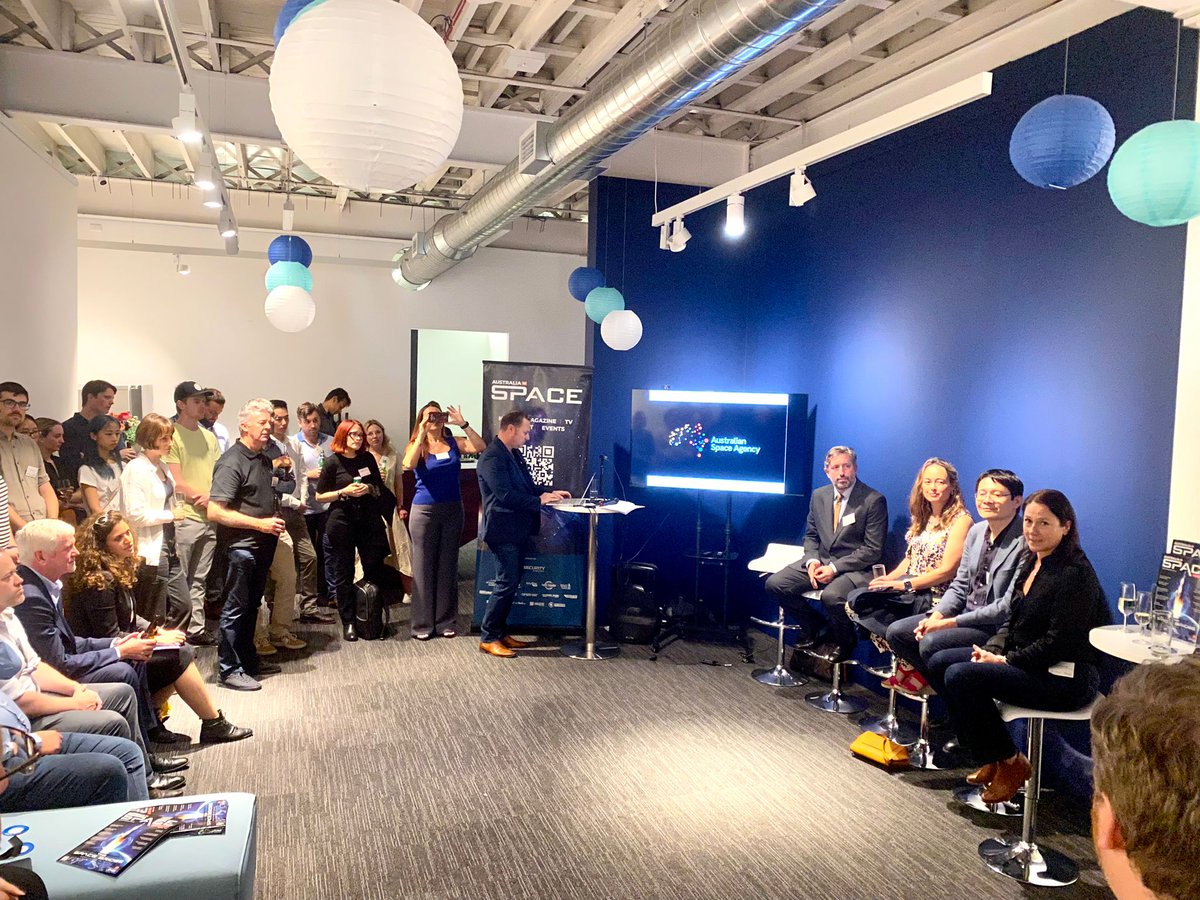 Aus_in_Space's tweet photo. Thank you to all those who attended our Space Operations Sundowner in Sydney last night! Our next sundowner is in Brisbane on Monday 21st Dec at @QUT, go to Humanitix to register: https://t.co/KA3pSbMPdp
#australiainspace #spaceindustry #paneldiscussion #space #networking https://t.co/putZSVoUJ0