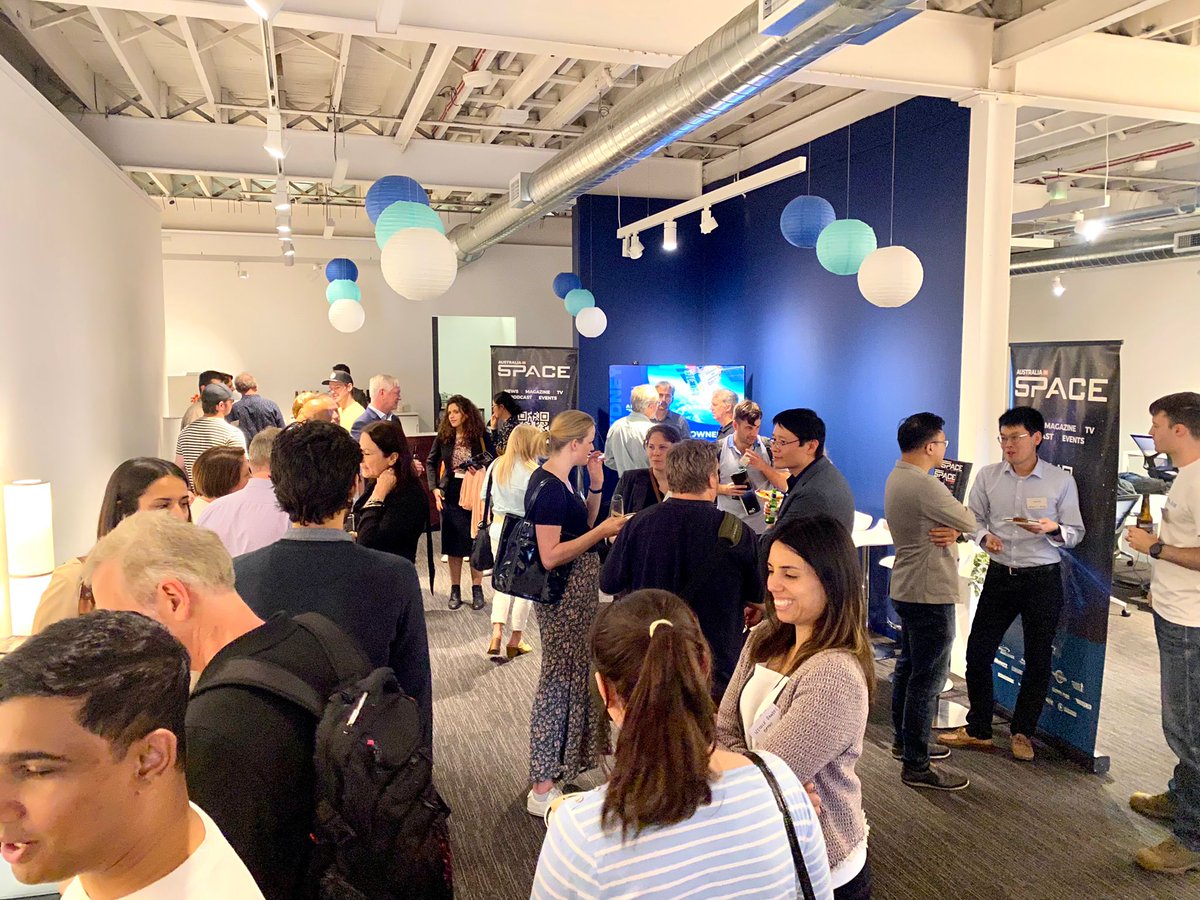 Aus_in_Space's tweet photo. Thank you to all those who attended our Space Operations Sundowner in Sydney last night! Our next sundowner is in Brisbane on Monday 21st Dec at @QUT, go to Humanitix to register: https://t.co/KA3pSbMPdp
#australiainspace #spaceindustry #paneldiscussion #space #networking https://t.co/putZSVoUJ0