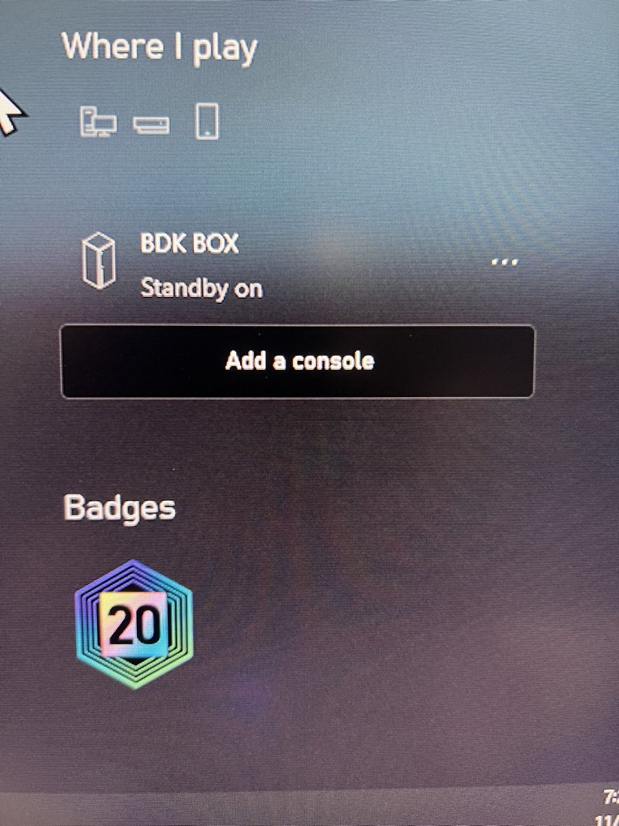 stoned_but's tweet photo. I just noticed that I got my 20 year badge!!!  Would be cool if it was the @xbox 20 logo. https://t.co/kLYjpi6Y8f