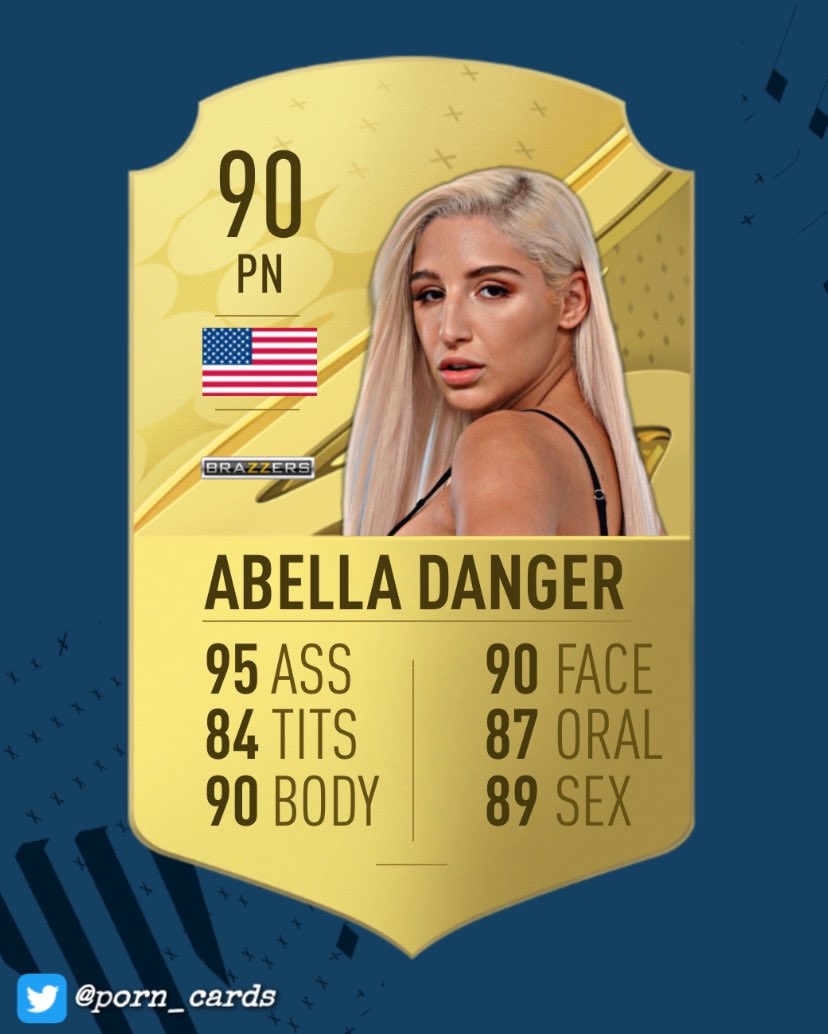 BLXCKEDVIPER's tweet photo. NEW CARD! β
ππ₯ #PUT23 #ABELLADANGER
One of the most popular pornstars on the planet, Abella Danger, gets a 90 rated card! Her amazing ass is rated at 95, one of the best! π https://t.co/1sKMLRejDe