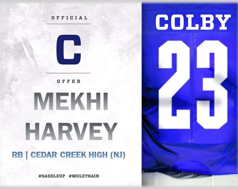 MekhiHarvey_'s tweet photo. After a great conversation with @_CoachKD I am blessed to say I received an offer from Colby College! @cedar_football @Colby_Football https://t.co/xTAvFIsTZf