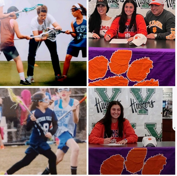 scal3596's tweet photo. Let's Go !! 12 years in the works. What a ride so far ! Congratulations to every athlete that signed their NLI's today all over the USA. Well done !! GO TIGERS  @ClemsonWlax @yglax @PrimeTimeLax08 https://t.co/t8WCA4ycBG