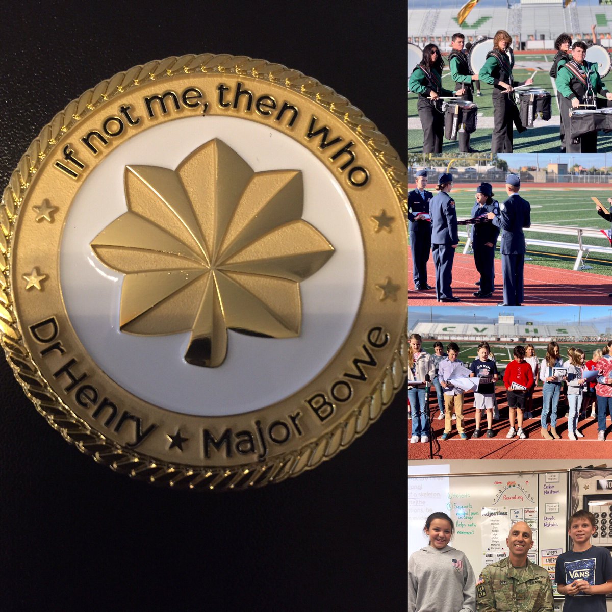 Quartz TrailBlazers were challenged today by Major and Mrs. Bowe— to continue to model our TRAIL values and ask/answer with clarity and courage —“If not me, then who?” Thank you to Oasis’s Dr. Day, Attorney Mr. Sanchez and the Saunders family for their generous support ! 🇺🇸🇺🇸🇺🇸