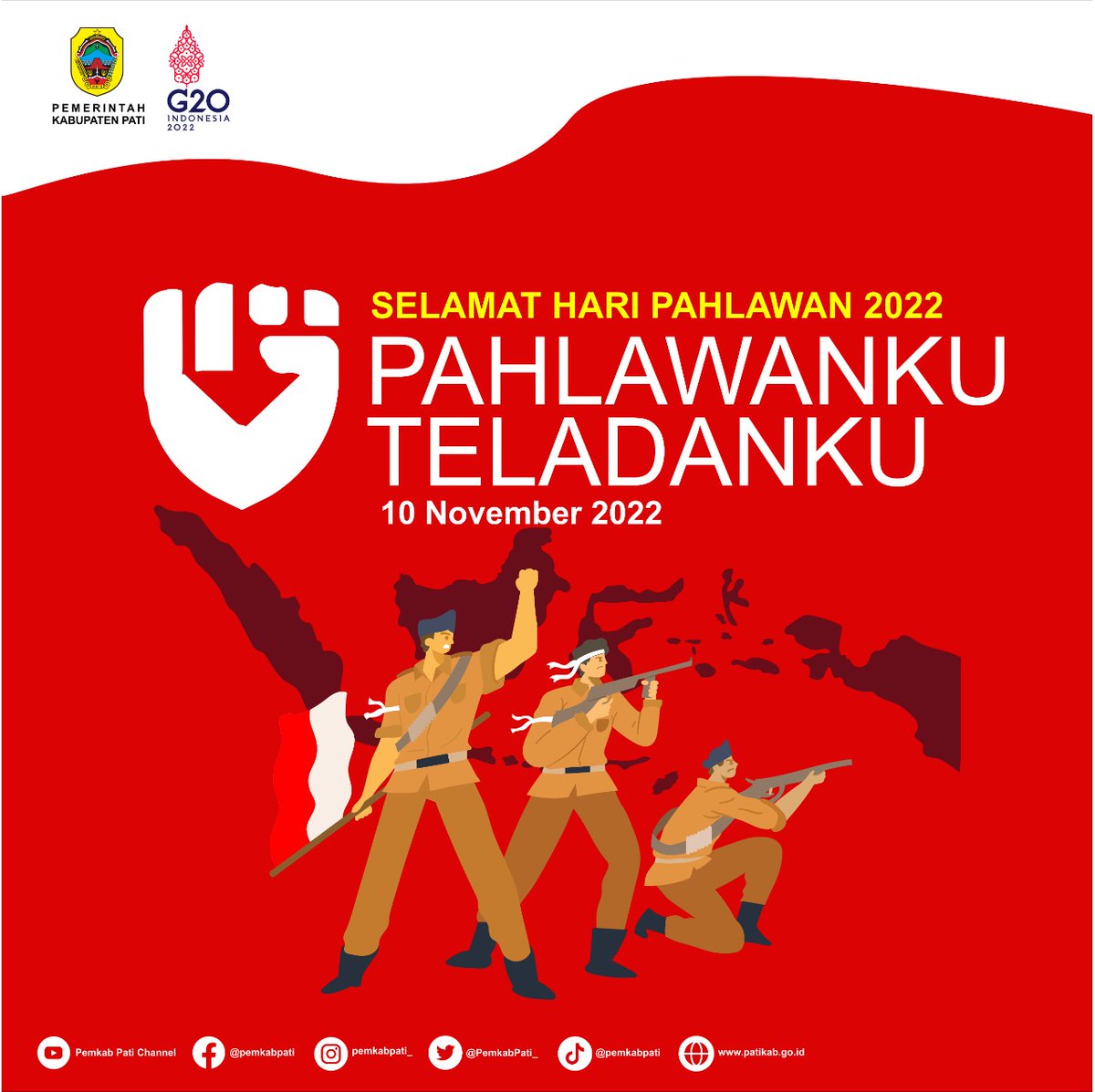 Selamat Hari Pahlawan. Bergerak dan berjuanglah demi masa depan yang lebih cemerlang. Lakukan perubahan-perubahan kecil yang dapat merubah pandangan dan demi kemajuan bangsa

Pahlawanku Teladanku