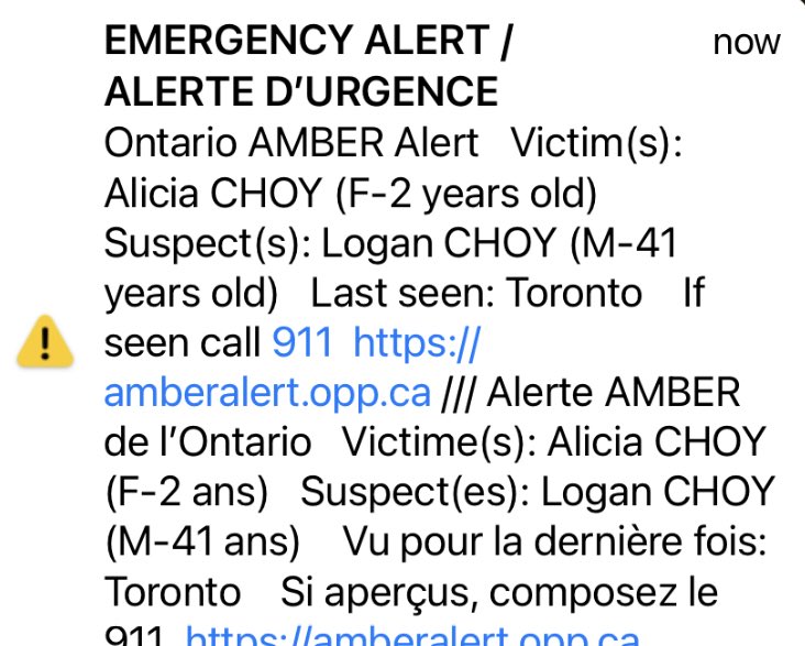 #AmberAlert