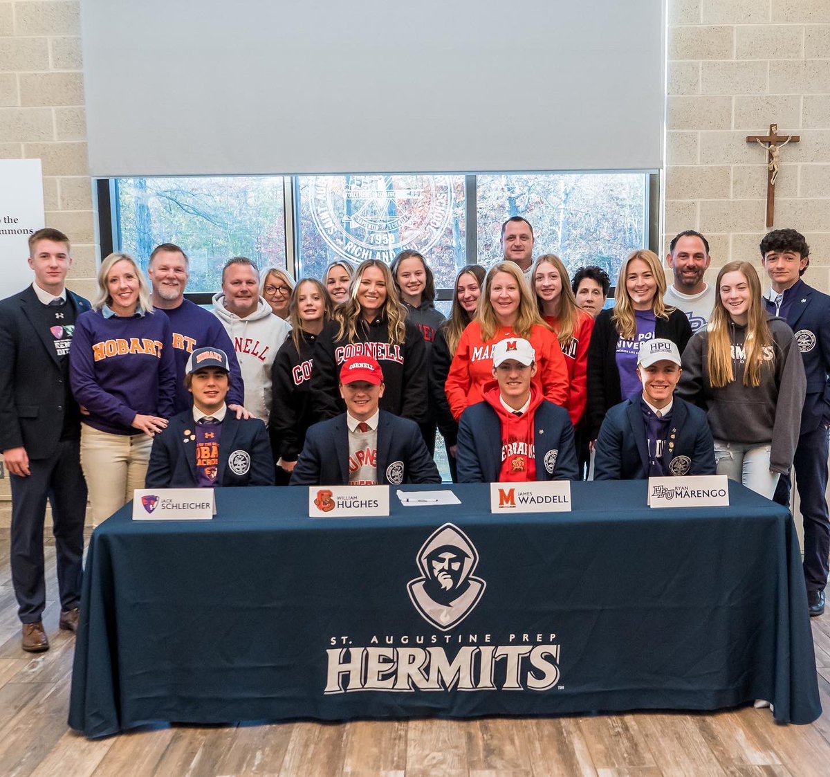 HermitAthletics's tweet photo. Congratulations to all our guys who signed their National Letters of Intent today! https://t.co/GNv3OuuzD0