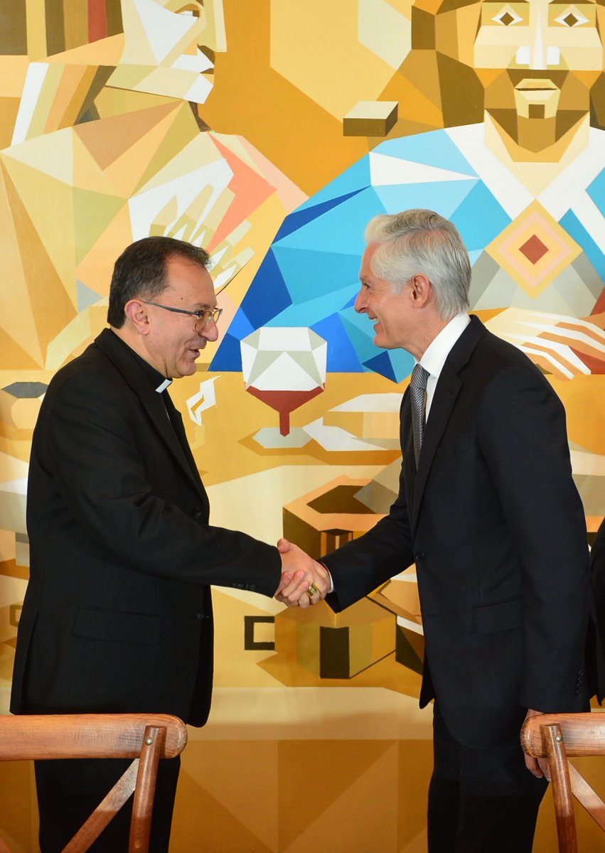 Le deseo el mayor de los éxitos a Monseñor Joseph Spiteri, Nuncio Apostólico en México, quien seguramente fortalecerá la relación de nuestro país con la Santa Sede.