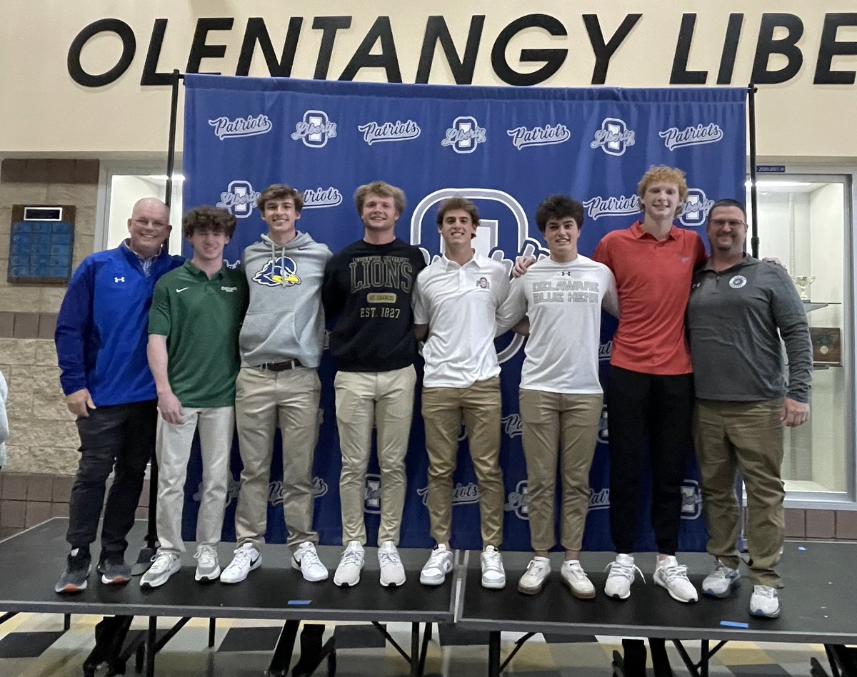 OLHSLAX's tweet image. Awesome NLI Day with this crew. Thank you to all who came out to support these Patriots. Good Luck heading into Spring Season!