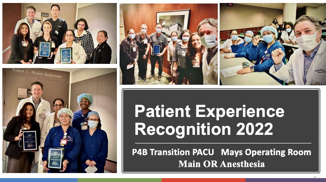 Mark Clemens MD MBA FACS (@clemensmd) on Twitter photo A culture of positivity, inclusivity, and teamwork to benefit every patient - everyday. <a href="/MDAndersonNews/">MD Anderson Cancer Center</a> #PatientExperience Recognition Event 2022. Huge congratulations to #Perioperative Services Awardees: Mays OR Nursing, P4 TPACU, and Main OR Anesthesia. #endcancer #oncsurgery A culture of positivity, inclusivity, and teamwork to benefit every patient - everyday. <a href="/MDAndersonNews/">MD Anderson Cancer Center</a> #PatientExperience Recognition Event 2022. Huge congratulations to #Perioperative Services Awardees: Mays OR Nursing, P4 TPACU, and Main OR Anesthesia. #endcancer #oncsurgery