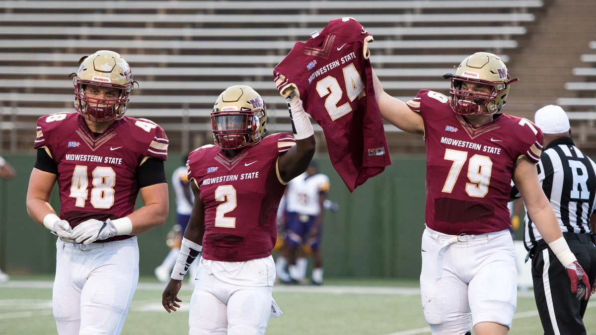 After a great talk with Coach Atkinson, I am blessed to receive an offer from Midwestern State University!!