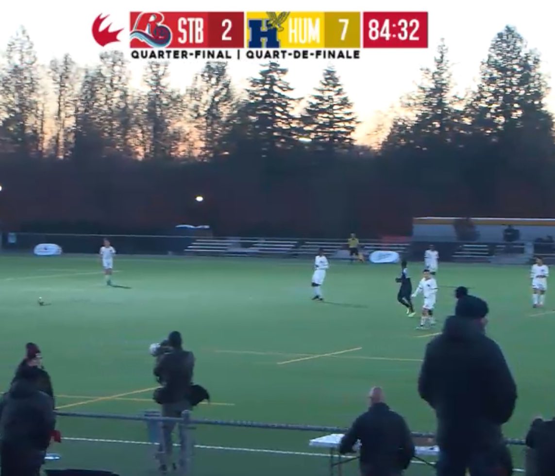 Another good start to nationals for <a href="/humbermsoc/">Humber Men's Soccer</a> in BC. Keep it rolling! @humberhawks #rollhawks