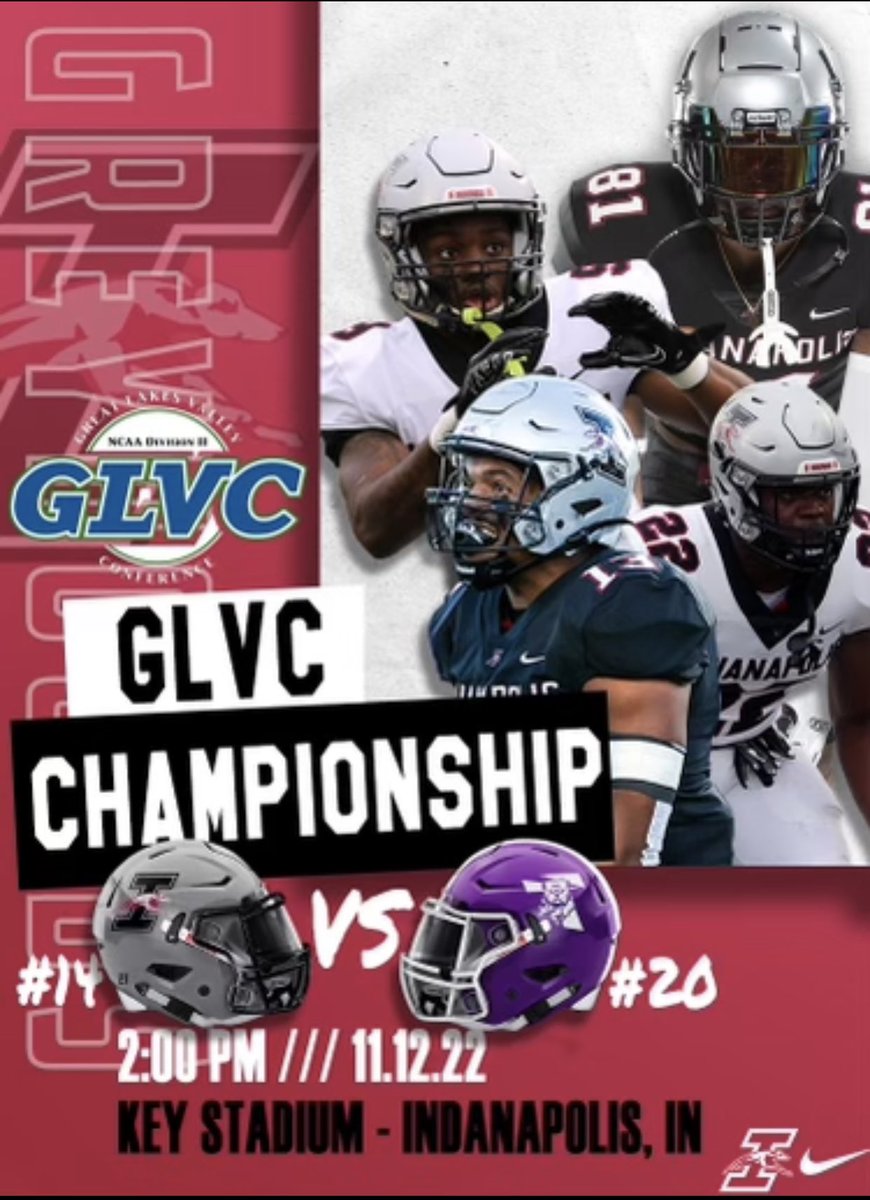 UINDY students, we need you this Saturday at Key Stadium. We play Truman State at 2pm for the GLVC Championship. #HoundPound #TogetherWeWin