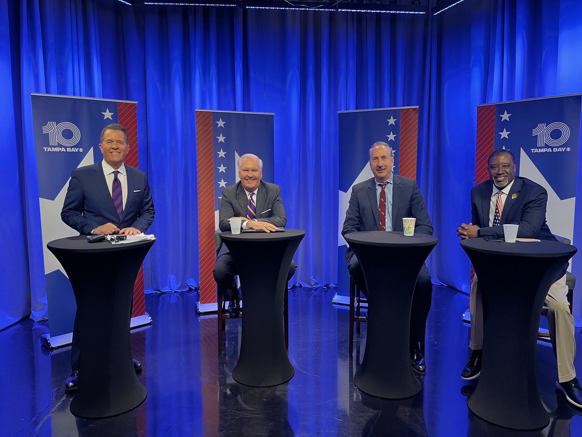 After all the contentious campaigning, great witnessing  civility in politics with seasoned politicos ⁦<a href="/BobBuckhorn/">Bob Buckhorn</a>⁩ ⁦<a href="/bakerstpete/">Rick Baker</a>⁩ ⁦<a href="/reggiejmitchell/">Reginald Mitchell</a>⁩ bit.ly/3GbNXv4