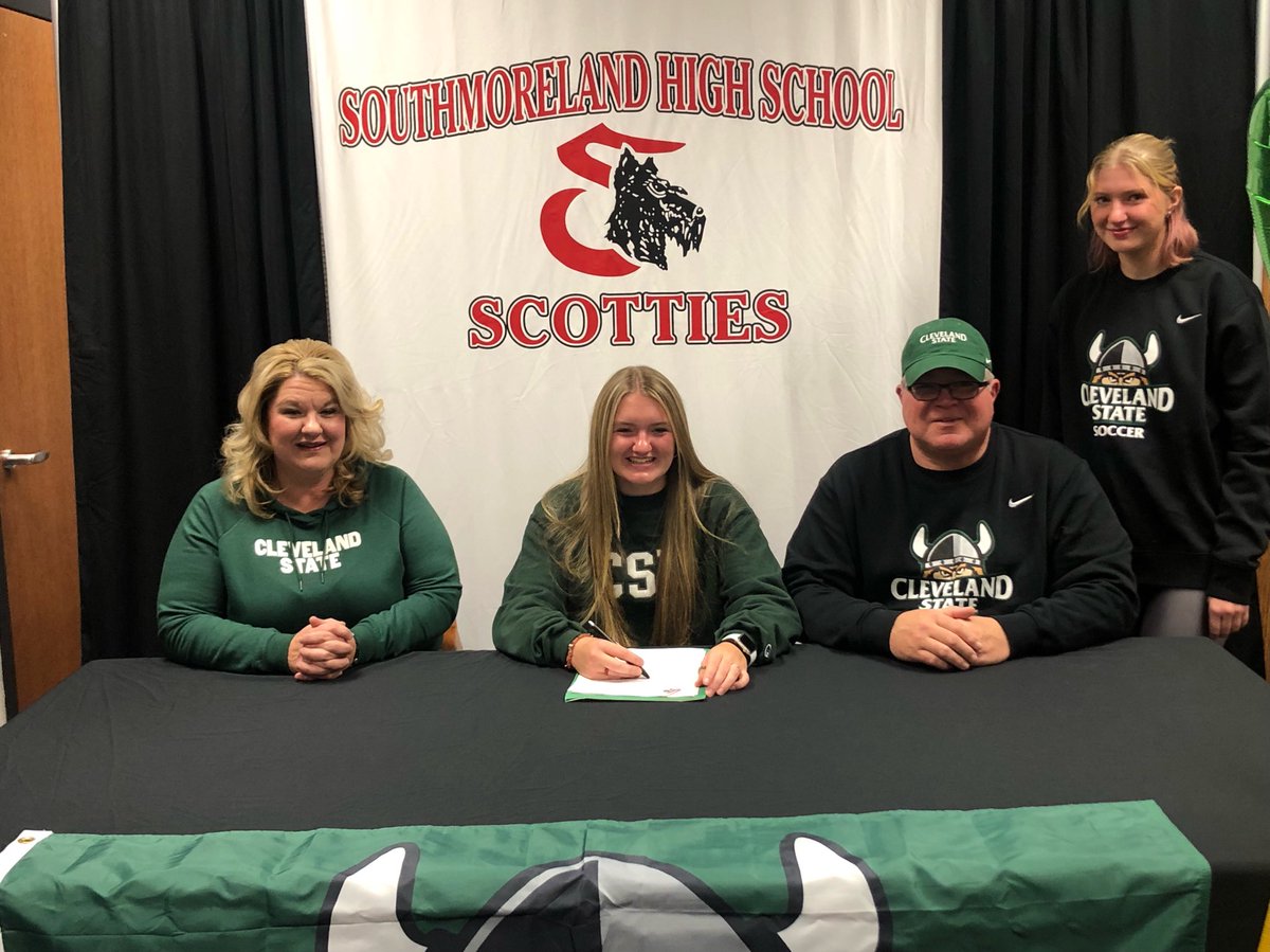 Thank you to all of my teammates and coaches who made today possible! Most importantly, thank you to my family for your constant support. Can’t wait for this new adventure in January! #GoVikes <a href="/CSU_WomenSoccer/">Cleveland State Women’s Soccer ⚽</a> <a href="/SHSAthletics4U/">SHS Athletics</a> <a href="/HoundsAcademy/">The Riverhounds Academy</a> <a href="/houndsspeed/">HoundsSpeed +</a> <a href="/BobFabery/">Bob Fabery</a>