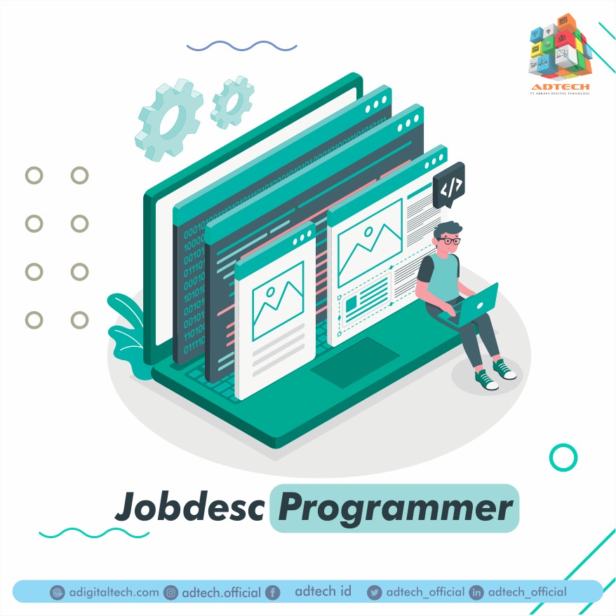 AdtechOfficial's tweet photo. Tugas dan Pekerjaan Programmer
Berikut ini adalah hal-hal yang menjadi tugas dan tanggung jawab seorang programmer.
1. Menganalisa kebutuhan program
2. Merancang alur dengan flowchart
3. Coding
4. Debugging
5. Pengujian dan Pengelolaan
#adtech #it #tech #data #cisco #cloudcom https://t.co/1nTy7muCzX