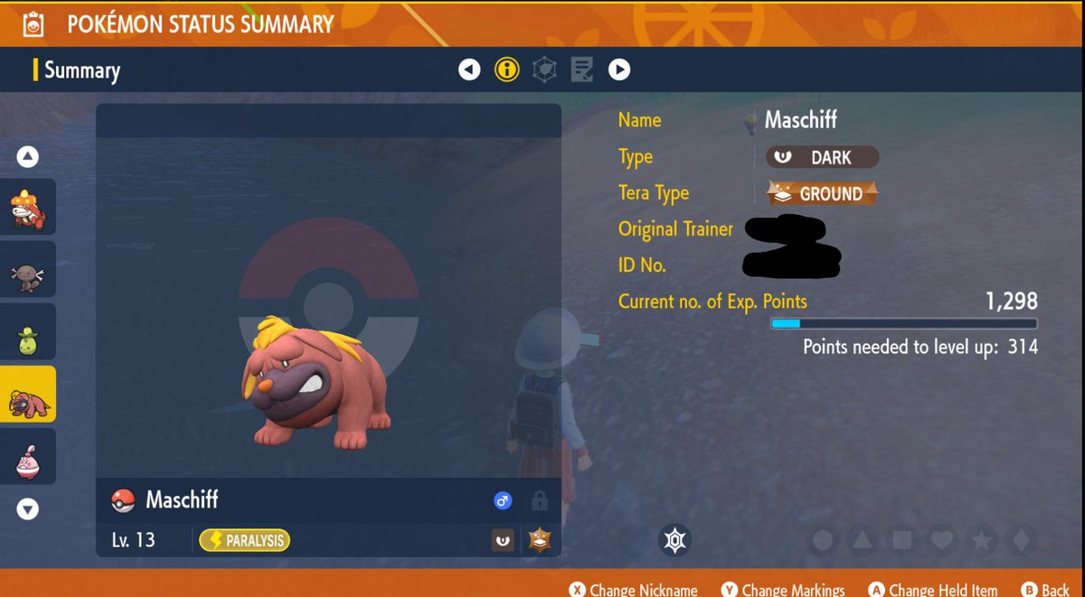 Maschiff, de tipo Siniestro.

pokemon-project.com/escarlata-y-pu…