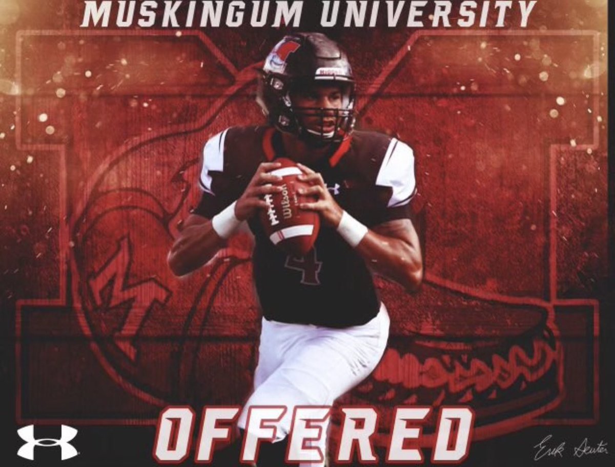 thankful to say i’ve received another offer from <a href="/MuskingumFB/">Muskingum Football</a> and thank you too <a href="/Coach_Reny/">Ed Reny</a> for the opportunity!