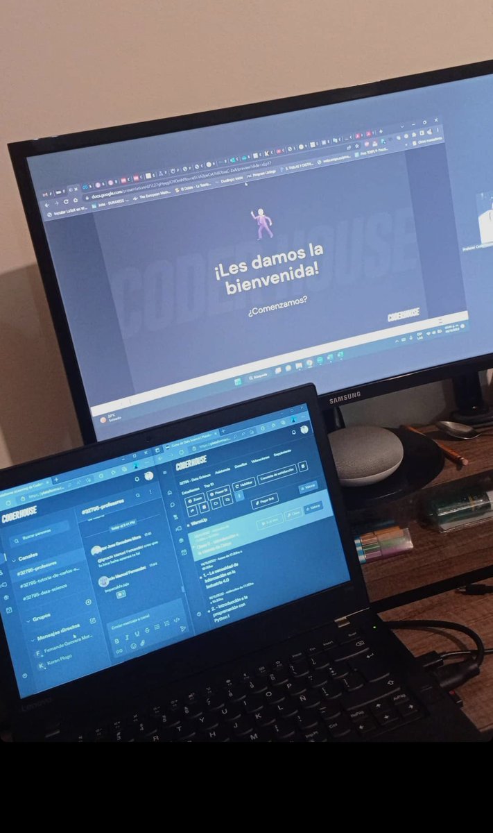 Thecarlos___'s tweet image. Primera sesión como tutor de data science en #CoderHouse. 🫰