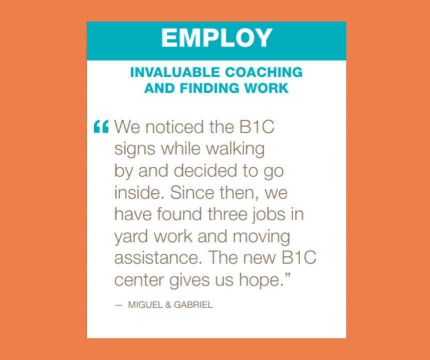 B1C has expanded its footprint! We now offer easy access to critical programs on both the east and west sides of Stamford, providing essential services that educate, employ, empower and engage more immigrants and their families! 🧡

#Expansion #TwoLocations #GreaterImpact