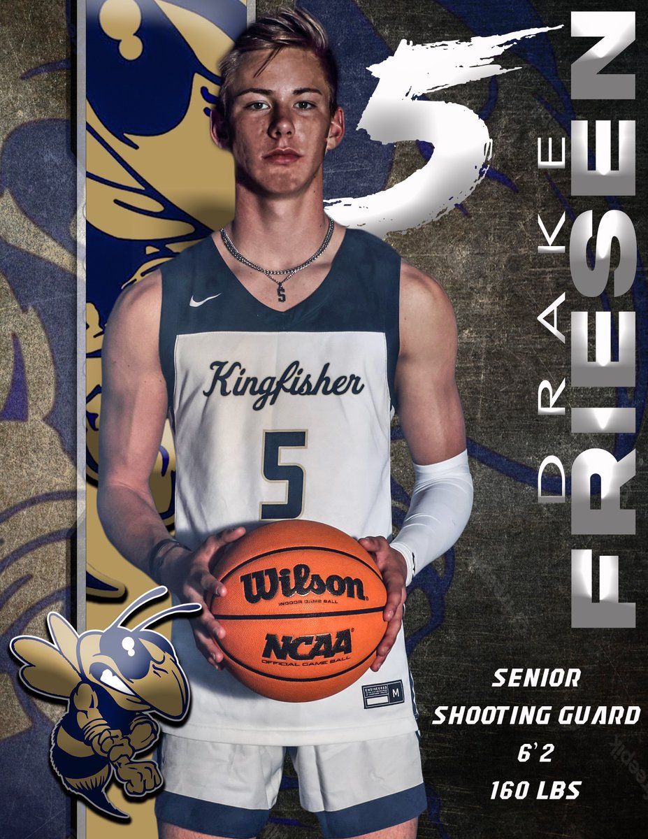 Today's KHS Senior is <a href="/DrakeFriesen/">Drake Friesen</a>! Drake has a beautiful shot &amp; is deadly from the 3pt range. His defense has really helped KHS &amp; he always provides a spark &amp; much needed energy! This kid will GO TO BATTLE for his teammates night after night. Drake will be HUGE for KHS this yr.