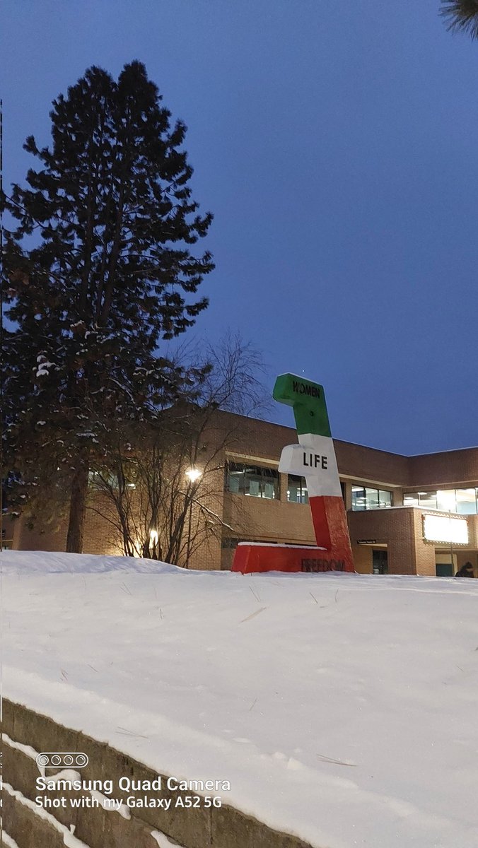 Lisa Tobber (@lisatobber) on Twitter photo Our students have painted the 'E' to rase awareness of the humanitarian crisis in Iran. It is incredible how the <a href="/ubcengineering/">UBC Engineering</a> 'E' has evolved into a powerful symbol of social justice.
Makes me a #proud UBC Alumna and faculty member
#WomenLifeFreedom #IranRevolution #UBC Our students have painted the 'E' to rase awareness of the humanitarian crisis in Iran. It is incredible how the <a href="/ubcengineering/">UBC Engineering</a> 'E' has evolved into a powerful symbol of social justice.
Makes me a #proud UBC Alumna and faculty member
#WomenLifeFreedom #IranRevolution #UBC