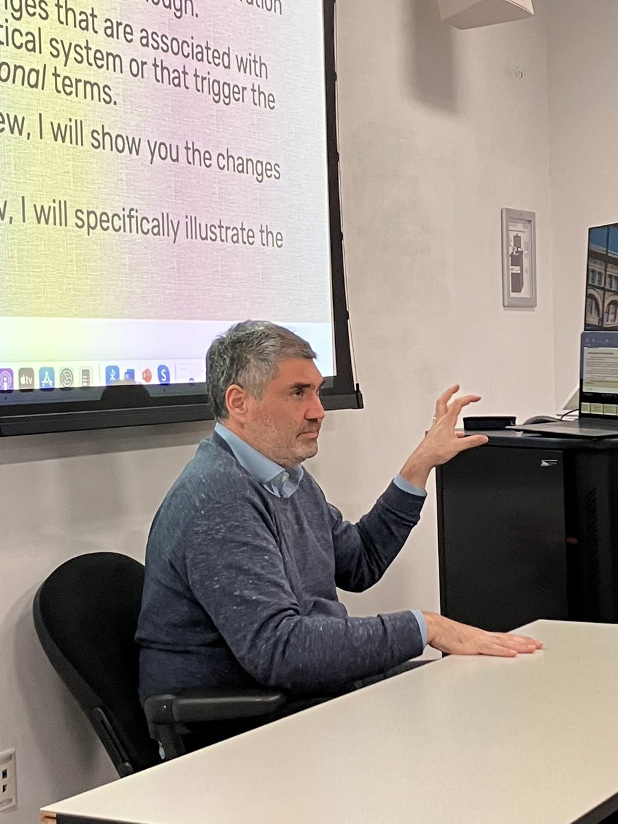 FinchelsteinF's tweet photo. Thank you @manuelanselmi for visiting my seminar on history of populism &amp; fascism @NSSRNews …we learned a lot from you 😀🙏 https://t.co/Xn676BEe1a