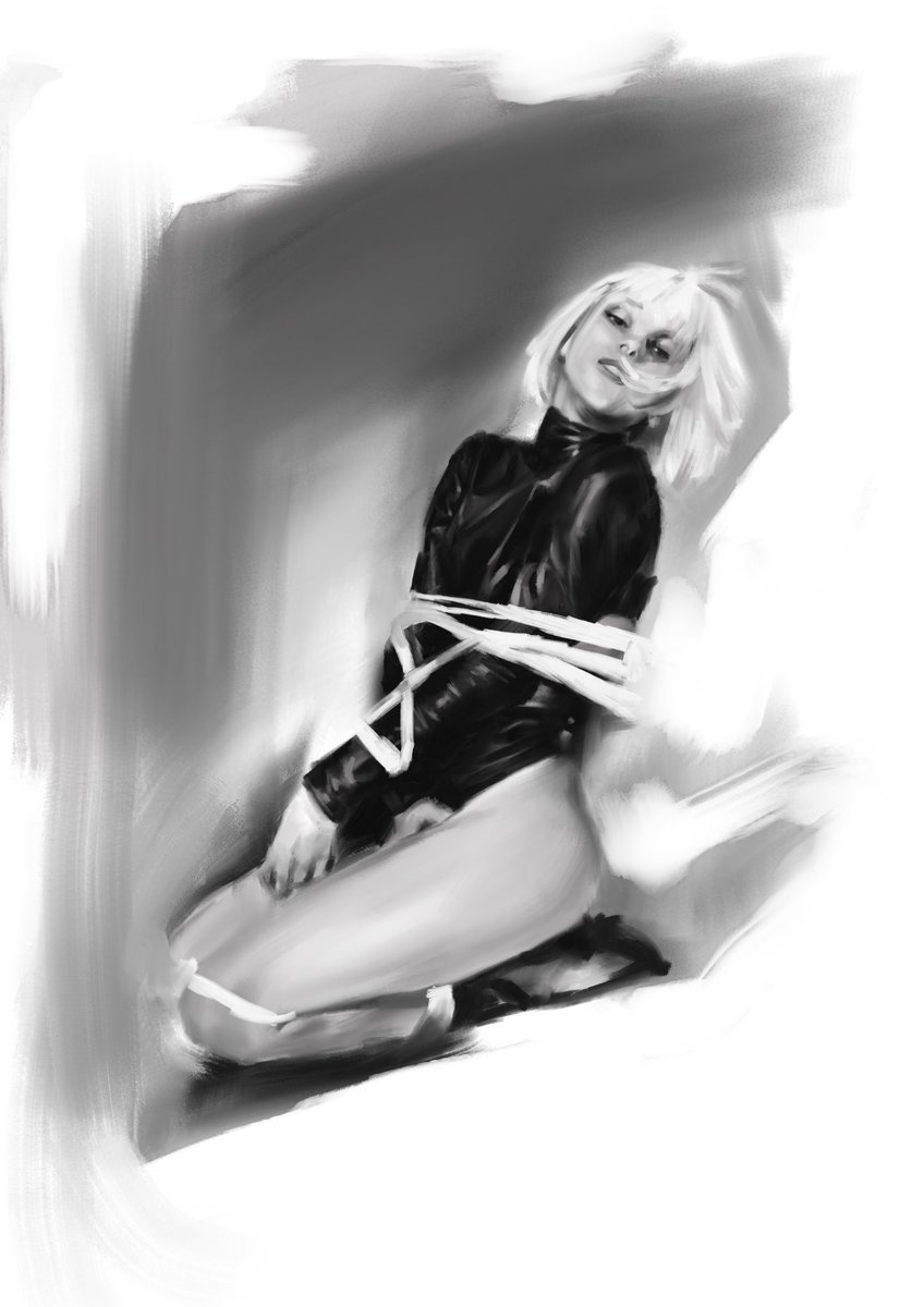 小画一张
#插画 #illustrationartist #bondage #ropeatr #画画