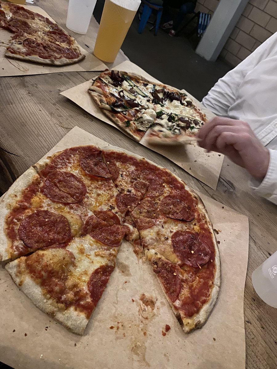 And this pizza from <a href="/CrateBrewery/">CRATE Brewery</a> set me up nicely