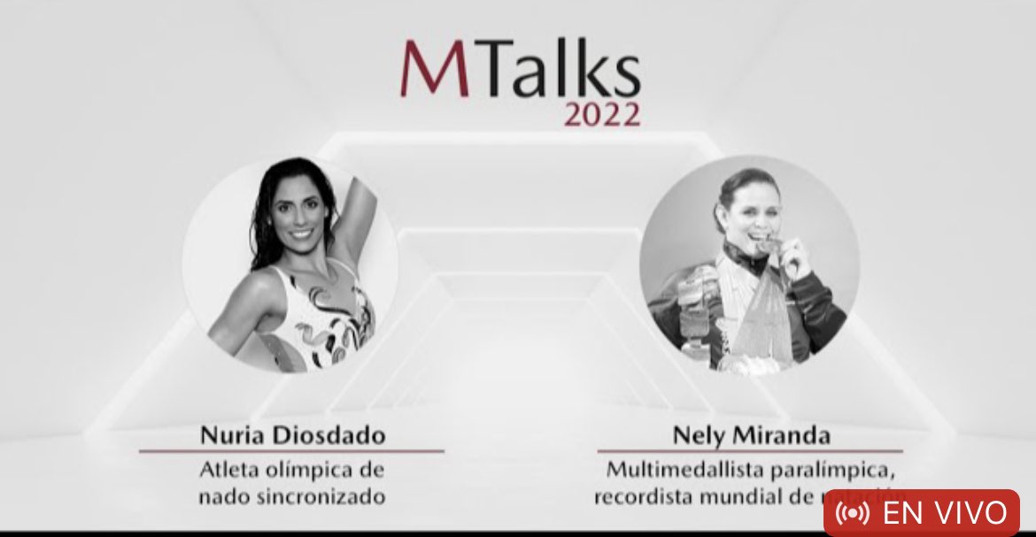 Gonyz's tweet photo. De vuelta en las #MTalks de @MazdaOficial
Estamos #EnVivo con las multimedallistas @NelyMiranda y @NuriaDiosdado ---> https://t.co/pYSvBXPQjh https://t.co/Rlwjq87s9l