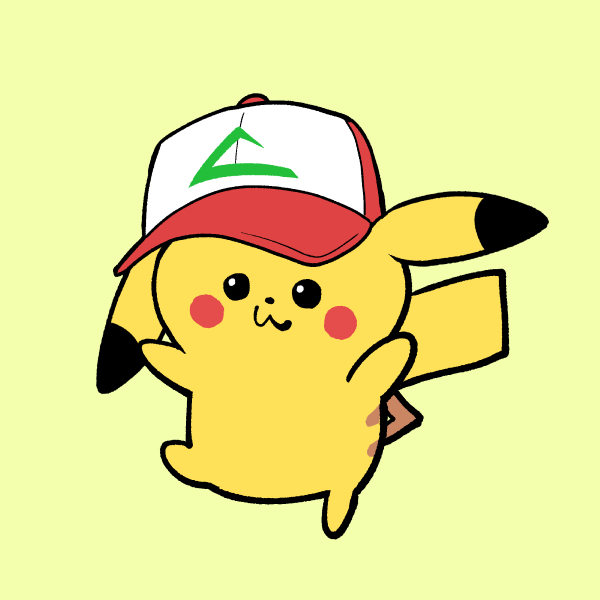 pikachu hat no humans clothed pokemon pokemon (creature) baseball cap solo :3  illustration images