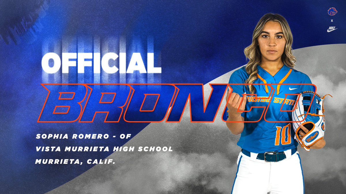 “We are so excited Sophia chose to be a Bronco. She is an exceptionally DYNAMIC ATHLETE, who hits with power from the left-side. I can’t wait to see how fast her game goes to the next level.” -@JustinShults33 #BleedBlue | #WhatsNext