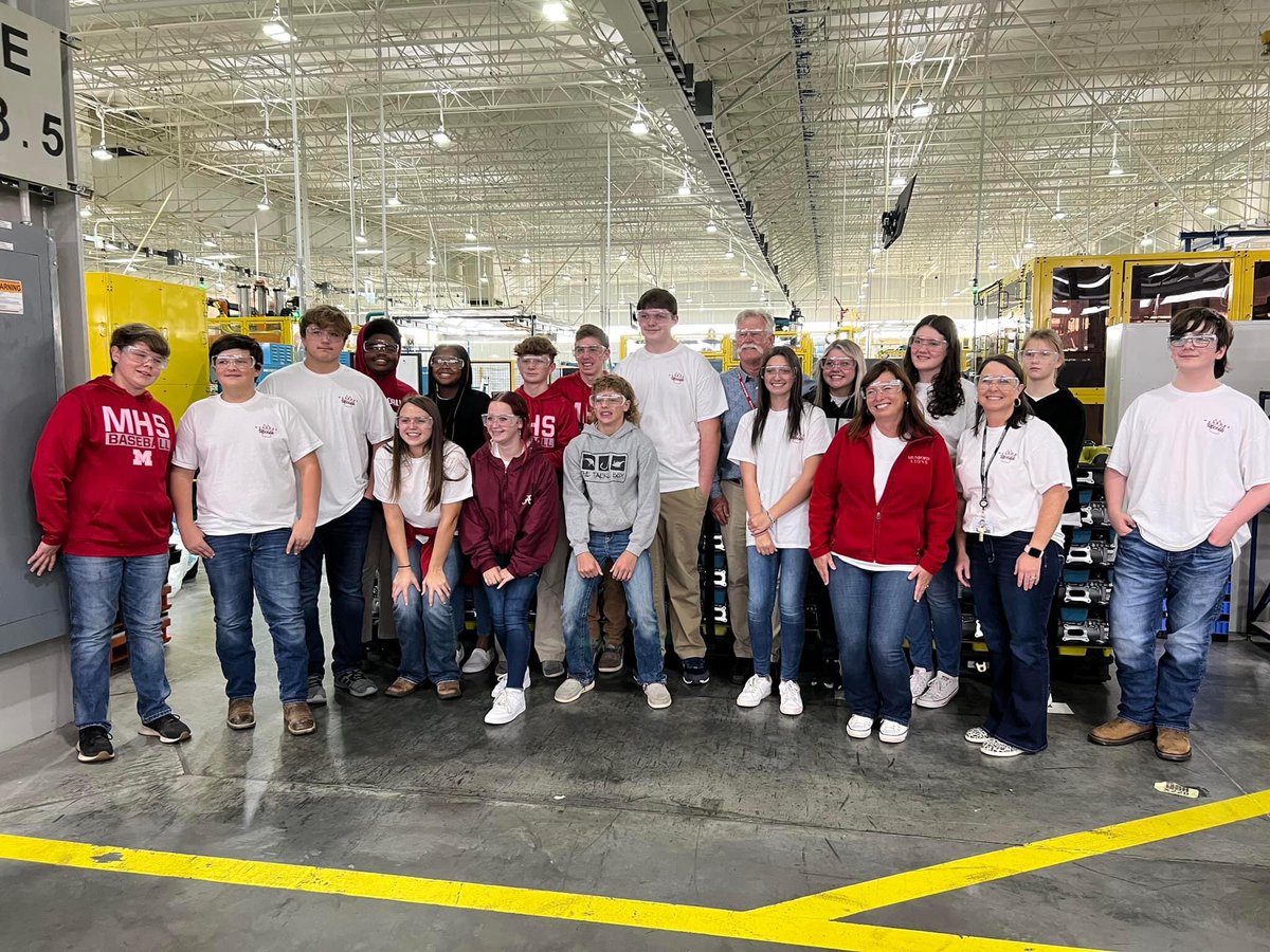 So excited to be able to do field trips again! Thank you Honda Manufacturing of Alabama. We had a great tour, and the Ss were able to see an assembly line at it’s finest. FBLA students are top notch. 🤩 <a href="/tcboecareertech/">@tcboecareertech</a> #STEMing2Careers