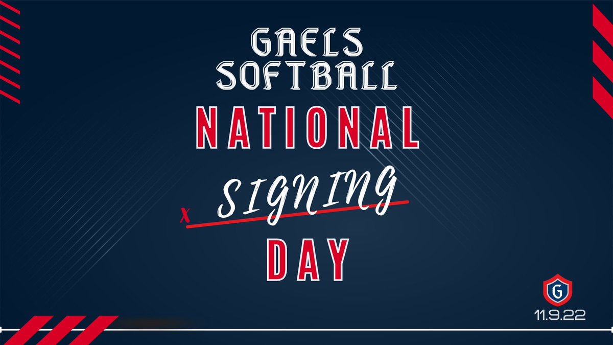 GaelsSoftball's tweet photo. Now that you've seen all five of the graphics, read up on the newest Gaels that signed on National Signing Day. Welcome to the family! #GaelsRise 

Full story ⬇️
https://t.co/mclGalaVgE https://t.co/gv6JrAZ54G