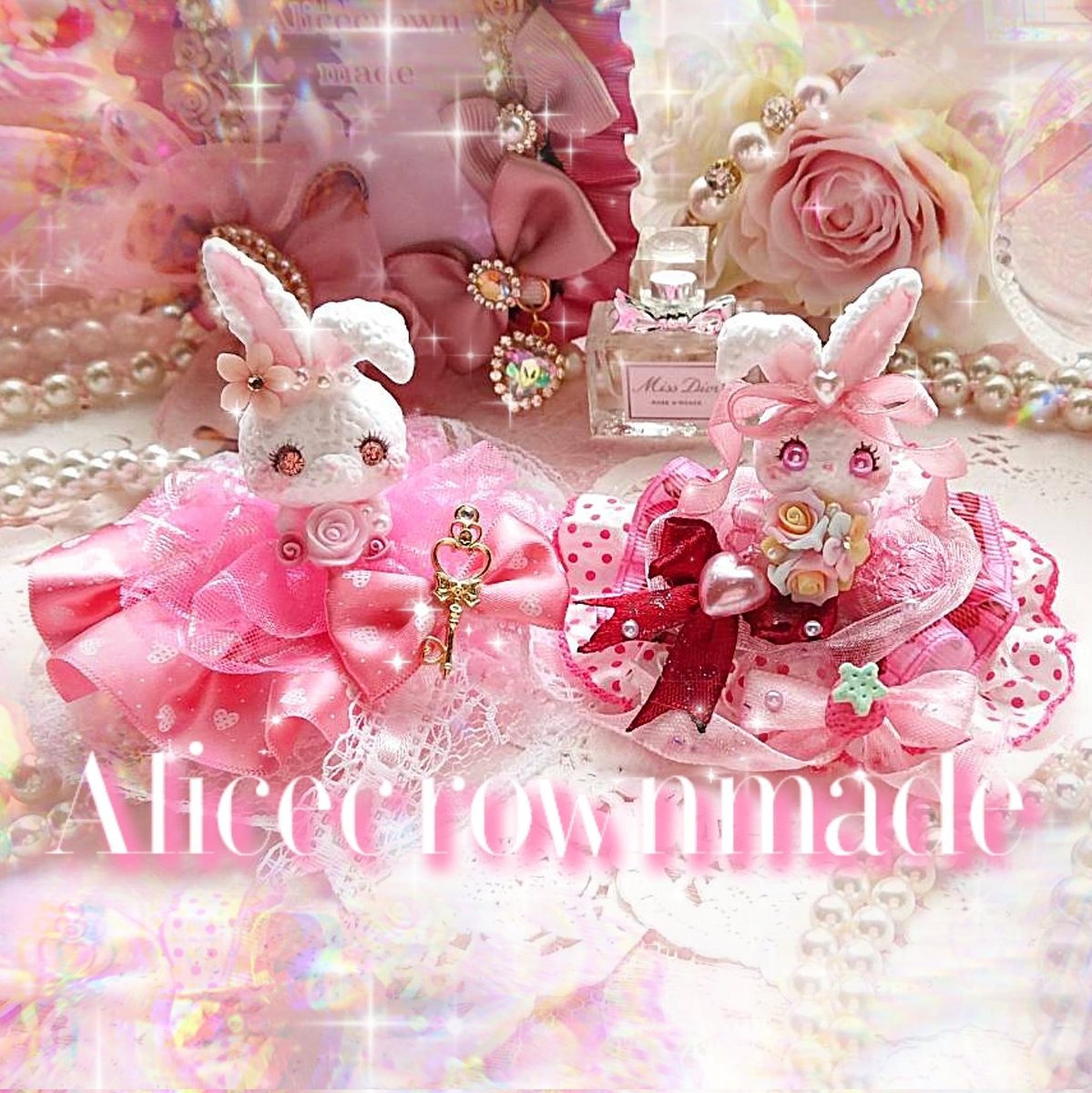 112233123Alice's tweet photo. お嫁に行ったうさうさ🐰💗🐰
 #ハンドメイド作品 https://t.co/IYcrm6JzQW
