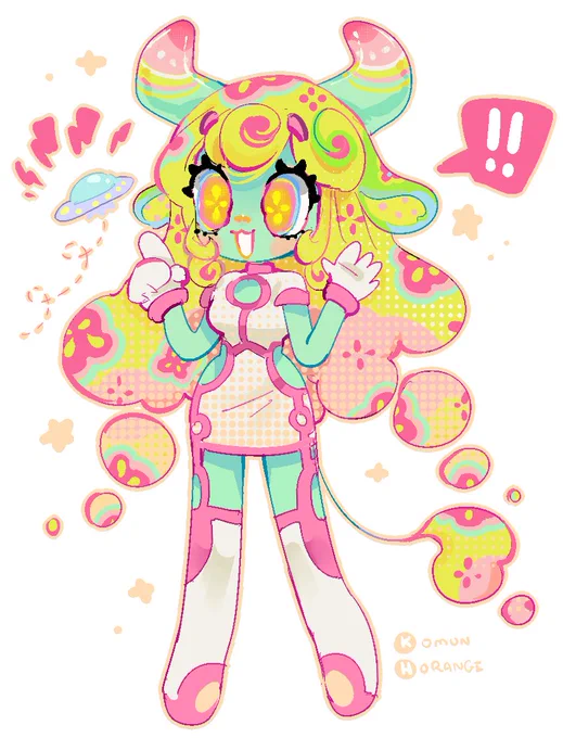 millie! she travels the galaxy #komunoc 